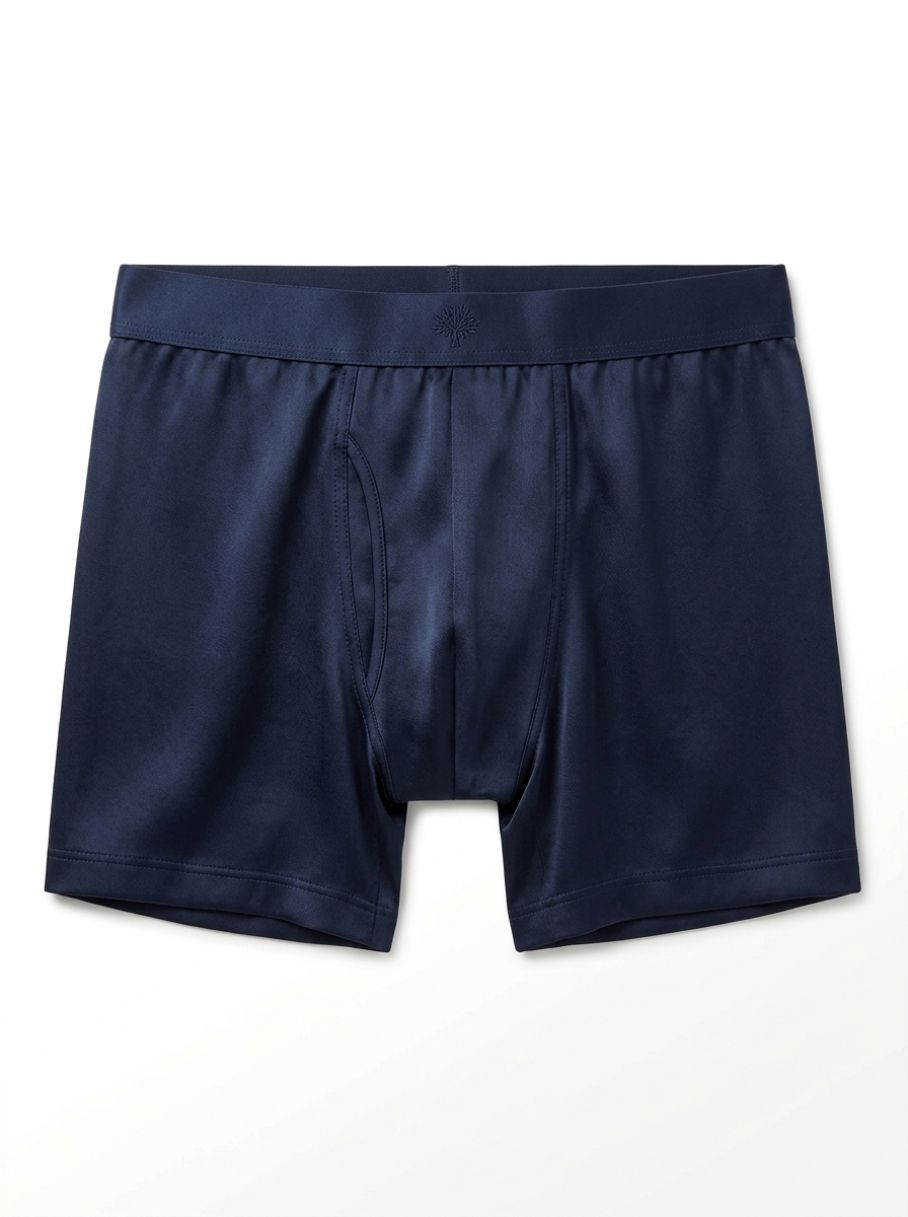 Mulberry Silk-Stretch Boxer Briefs