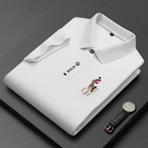 Elegant Equestrian Elegance Polo T-Shirt