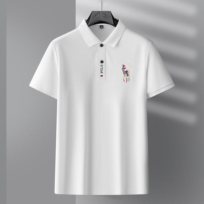 Elegant Equestrian Elegance Polo T-Shirt