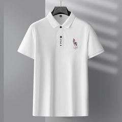 Elegant Equestrian Elegance Polo T-Shirt